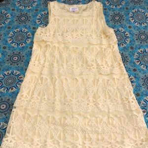 Max Studio Specialty product yellow lace dress
